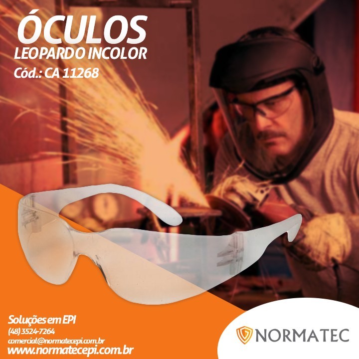 OCULOS LEOPARDO INCOLOR - CA 11268